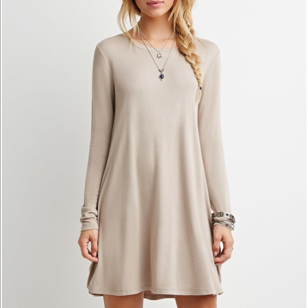 Long sleeve flowy dress